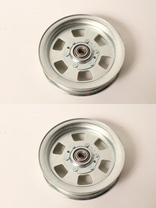 2 PK Idler Pulley Fits Ferris 5102678 5104716YP Bad Boy 033-8050-00 6-1/4" 1/2"