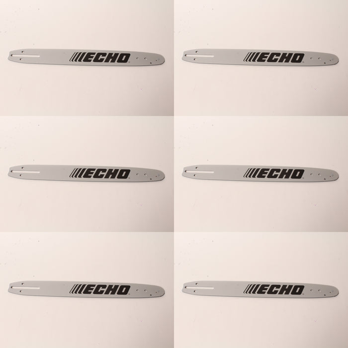 6 PK Echo 14A4CD3752C 14" .043 3/8" Low Pro Microlite Chainsaw Guide Bar OEM
