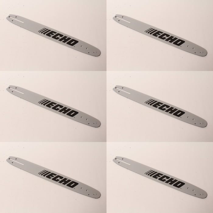 6 PK Echo 14A4CD3752C 14" .043 3/8" Low Pro Microlite Chainsaw Guide Bar OEM