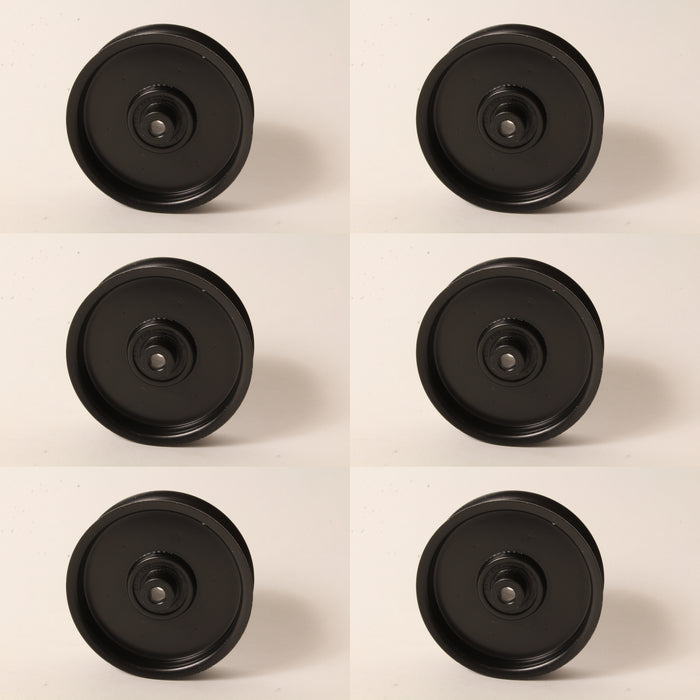 6 PK Genuine DR Generac 151271 Flat Idler Pulley 4" OD 3/8" ID 15127 OEM