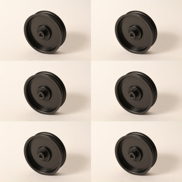 6 PK Genuine DR Generac 151271 Flat Idler Pulley 4" OD 3/8" ID 15127 OEM