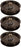 3 PK Flat Idler Pulley Fits Hustler 604231 52" Raptor 5" OD 3/8" ID 1" Width