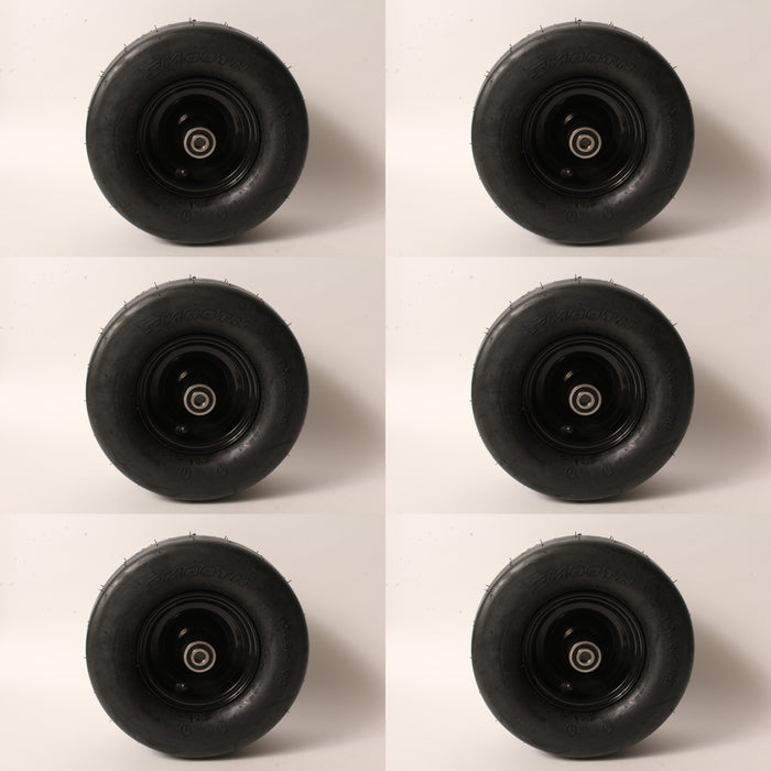 6 PK Pneumatic Caster Wheel For Hustler 607835 Raptor X XL 54" 11x6.00x5 1/2" ID