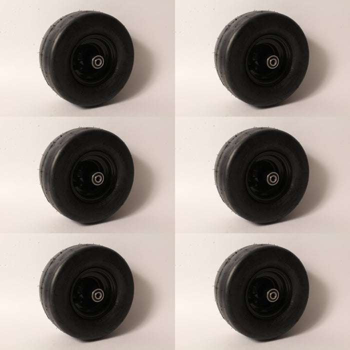 6 PK Pneumatic Caster Wheel For Hustler 607835 Raptor X XL 54" 11x6.00x5 1/2" ID