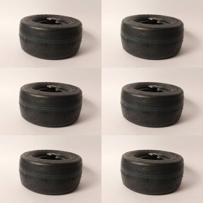 6 PK Pneumatic Caster Wheel For Hustler 607835 Raptor X XL 54" 11x6.00x5 1/2" ID
