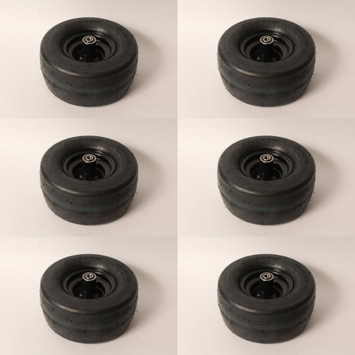 6 PK Pneumatic Caster Wheel For Hustler 607835 Raptor X XL 54" 11x6.00x5 1/2" ID