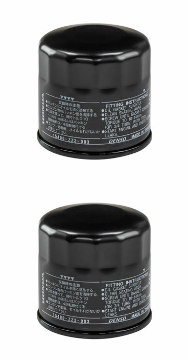 2 Pack Honda 15400-ZZ3-003 Oil Filter For GCV530 H4514H H4518H 15400-PFB-014 OEM