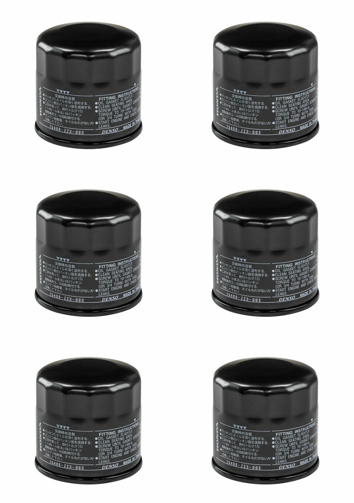 6 Pack Honda 15400-ZZ3-003 Oil Filter For GCV530 H4514H H4518H 15400-PFB-014 OEM