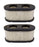 2 Pack Rotary 15526 Paper Air Filter Fits Exmark/Toro 127-9252 136-7806
