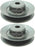 2 PK Spindle Pulley Fits Husqvarna 575224401 YT42 YTH22 YTH24 Series 4.08" OD