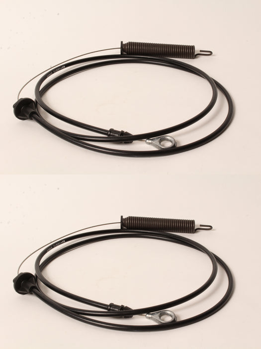 2 PK Clutch Cable Fits Husqvarna Jonsered 583548401 LT2316CM LT2316MA2 LT2317CMA