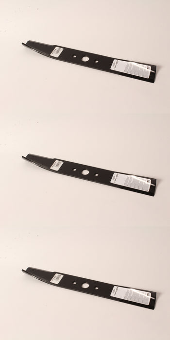 3 PK Genuine Briggs & Stratton 1607536ASM High Lift Blade For Simplicity Snapper