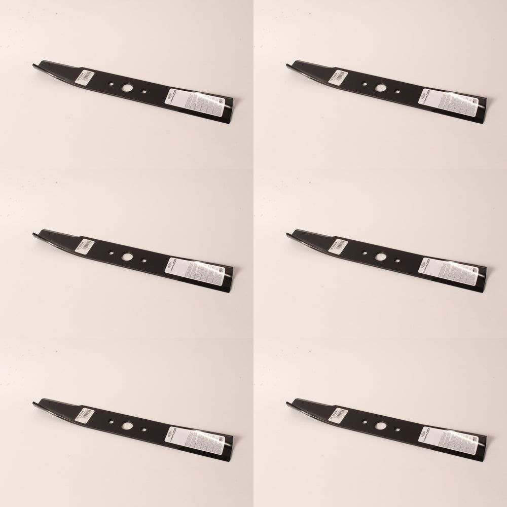 6 PK Genuine Briggs & Stratton 1607536ASM High Lift Blade For Simplicity Snapper