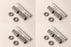 4 PK Wheel Bearing Kit For Exmark 126-3289 Toro 125-5580 MX4800 MX5400 MX6000