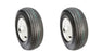 2PK Caster Wheel Assembly 119-3437 For Toro ZS SS MX SW SWX 13x5.00x6