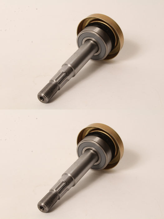 2 PK Rotary 16372 Spindle Shaft Fits Hustler 607274 Raptor Models 42" 52" Cut
