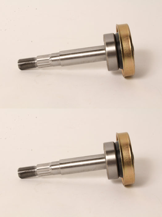 2 PK Rotary 16372 Spindle Shaft Fits Hustler 607274 Raptor Models 42" 52" Cut
