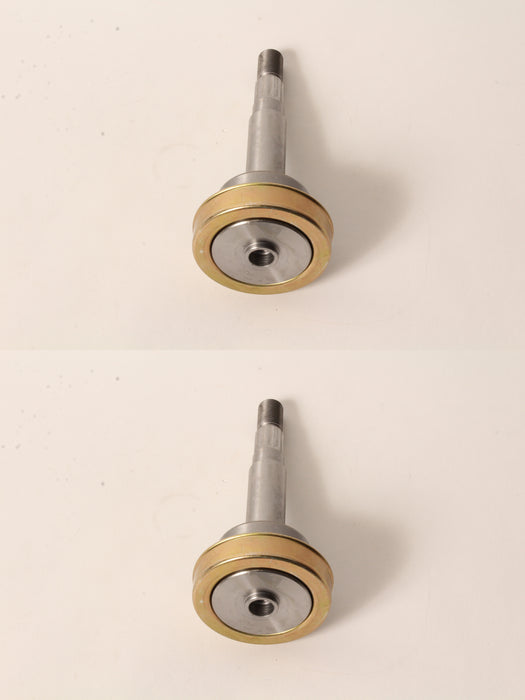 2 PK Rotary 16372 Spindle Shaft Fits Hustler 607274 Raptor Models 42" 52" Cut