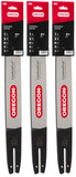 3 Pack Oregon 163PXLBA074 ControlCut™ Guide Bar 16"