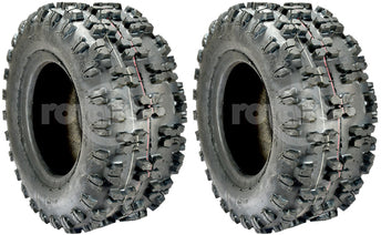 2PK Snow Hog Tire From Carlisle 18x650x8 Tubeless 4 Ply Tire