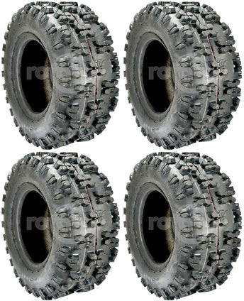 4PK Snow Hog Tire From Carlisle 18x650x8 Tubeless 4 Ply Tire