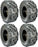 4PK Snow Hog Tire From Carlisle 18x650x8 Tubeless 4 Ply Tire