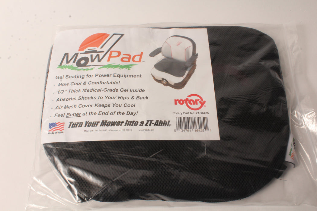 Rotary 16425 Mowpad Gel Seat Pad Absorbs Shock & Vibration