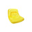 High Back Pan Steel Seat Concentric 155 Series Yellow Seat For Lawn Mowers