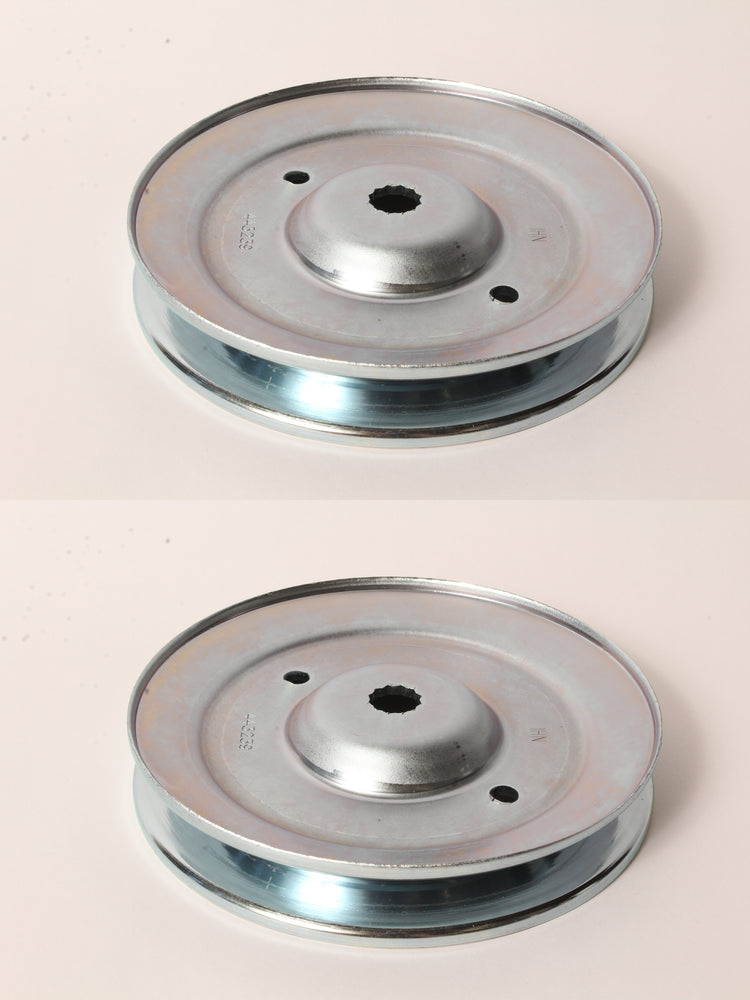 2 PK Spindle Pulley Fits Husqvarna Jonsered McCulloch 583568201 532443239 6-1/4"