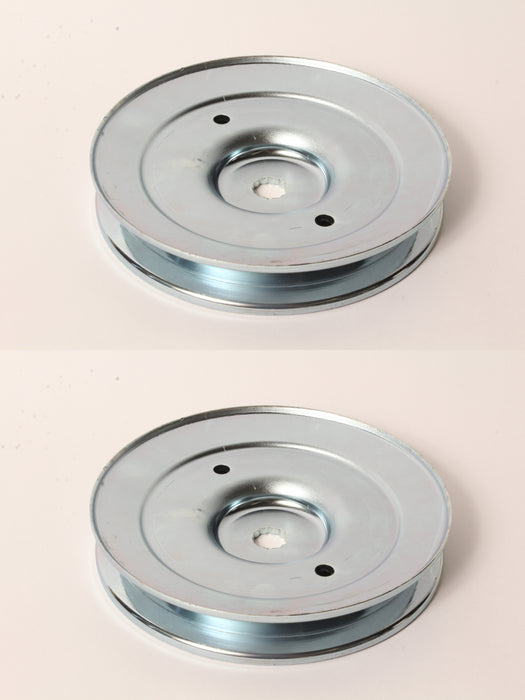 2 PK Spindle Pulley Fits Husqvarna Jonsered McCulloch 583568201 532443239 6-1/4"