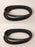 2 PK Deck Belt Fits John Deere M169485 X300 X350 X370 X380 X390 X590