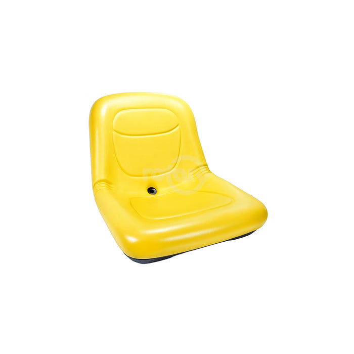 15" High Back Seat Ultra Comfortable 142 Series Yellow Seat For Lawn Mowers