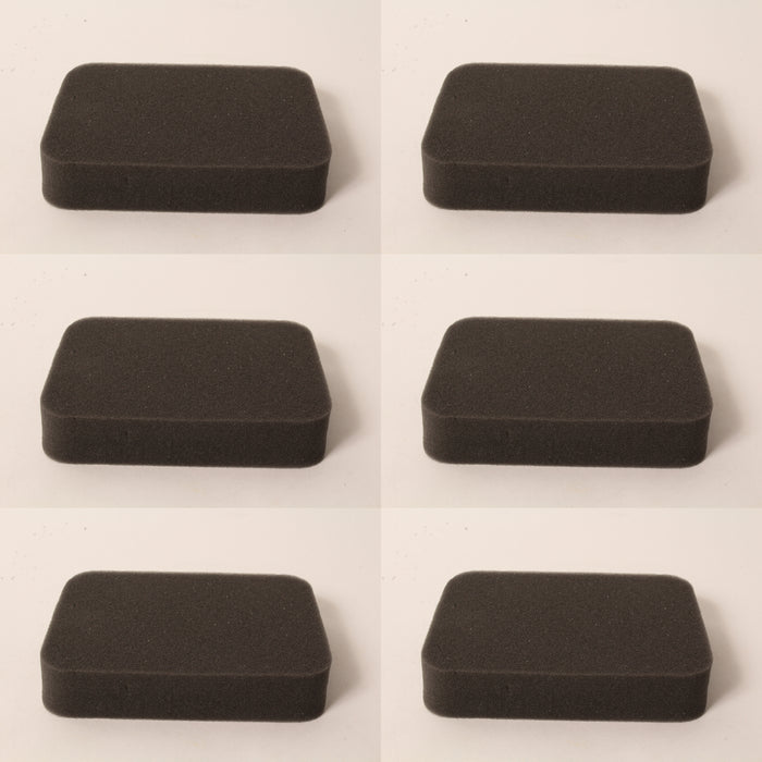 6 PK Air Filter For Husqvarna RedMax 502844401 150BT 350BF 350BT 560BFS 570BTS