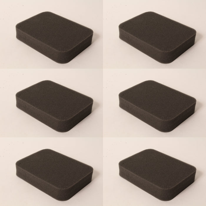 6 PK Air Filter For Husqvarna RedMax 502844401 150BT 350BF 350BT 560BFS 570BTS
