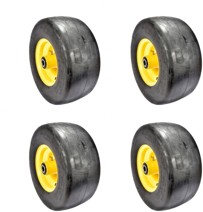 4PK Caster Wheel Assembly TCA16946 John Deere Quik Trak 648 652 661 13x6.50x7