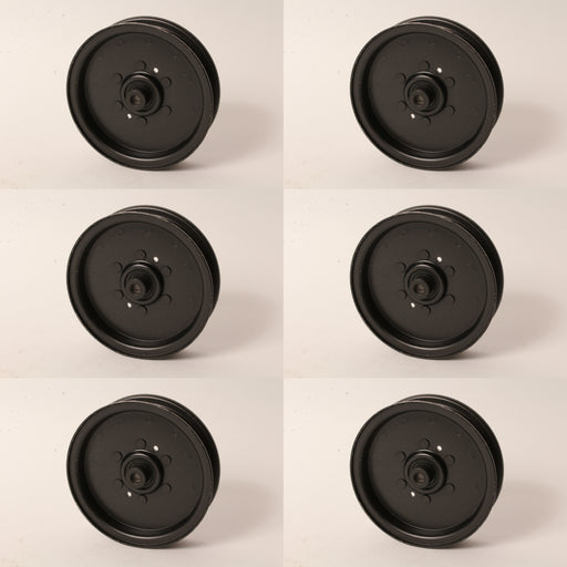 6 PK Idler Pulley Fits MTD Cub Cadet Troy Bilt 756-04511B Exmark 95-3707