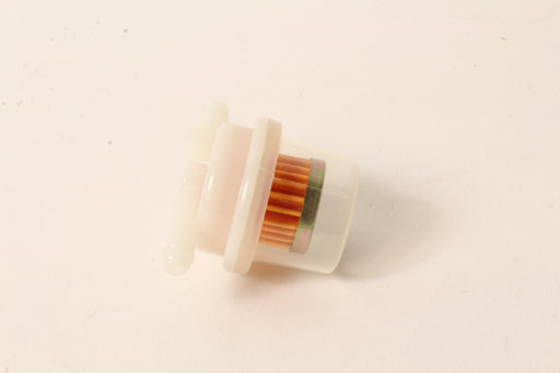 Fuel Filter 1/4" Small Drum Clear 70 Micron Fits Helix 118-0904 In/Out on Top