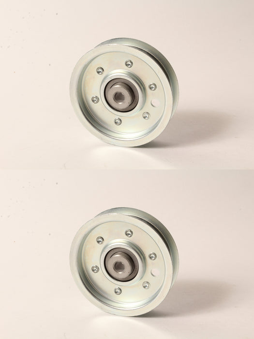 2 PK Flat Transmission Idler Pulley Fits Ferris 5104191 FW35