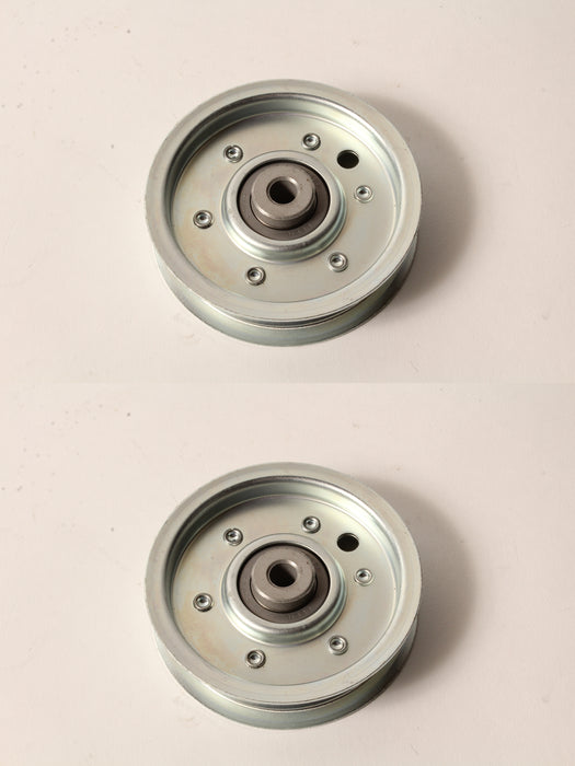 2 PK Flat Transmission Idler Pulley Fits Ferris 5104191 FW35