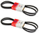 2 PK Hydro Belt Fits Kubota K3811-13560 Z700 Series 1/2" x 78"