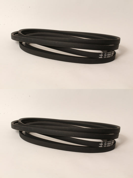 2 PK Deck Belt Fits Kubota K5584-36710 Z700 Series with 48" Deck 5/8" x 173-1/2"