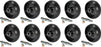 10 PK Deck Wheel Kit Fits JD GX10168 L100 & G100 Series 5" OD 0.6250" ID 2" W