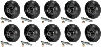 10 PK Deck Wheel Kit Fits JD GX10168 L100 & G100 Series 5" OD 0.6250" ID 2" W