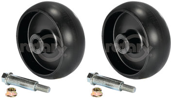 2 PK Deck Wheel Kit Fits JD GX10168 L100 & G100 Series 5" OD 0.6250" ID 2" W