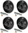 4 PK Deck Wheel Kit Fits JD GX10168 L100 & G100 Series 5" OD 0.6250" ID 2" W