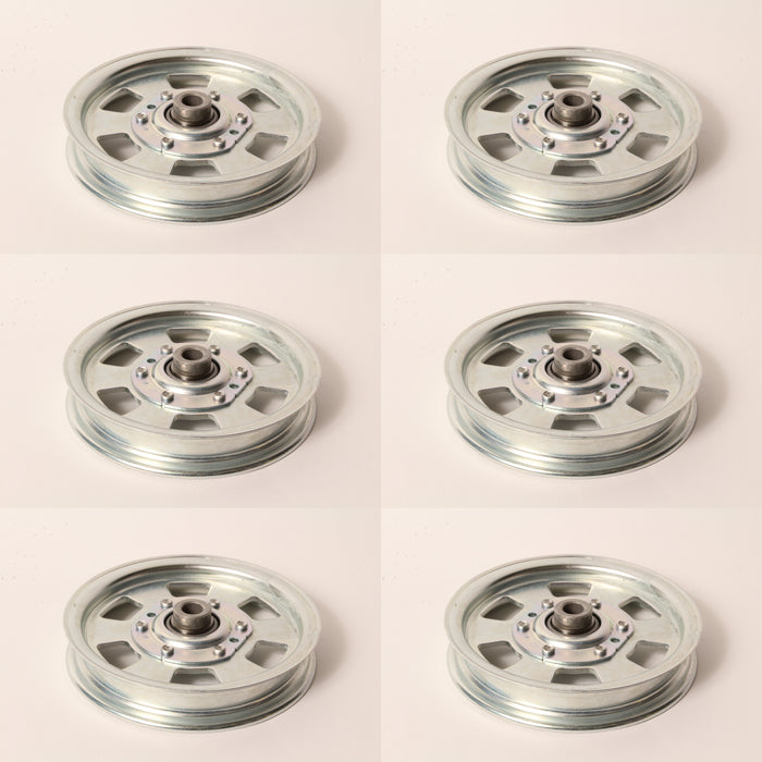 6 PK Flat Idler Pulley Fits Kubota K5559-34880 K5639-34882