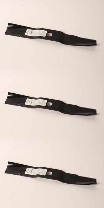 3 PK OEM Briggs & Stratton 1679916BZYP High Lift Blade Fits Simplicity Snapper