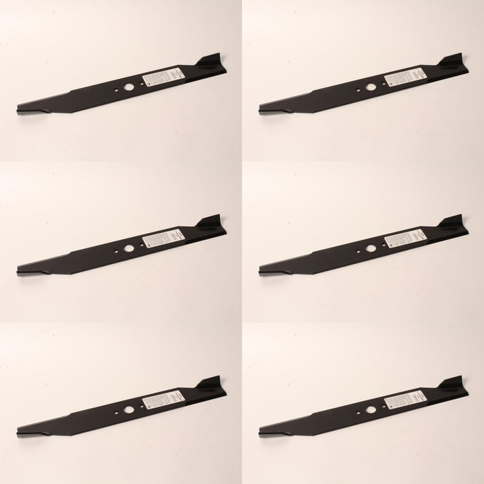 6 PK OEM Briggs & Stratton 1687017SM High Lift Blade For Simplicity Snapper 3/4"