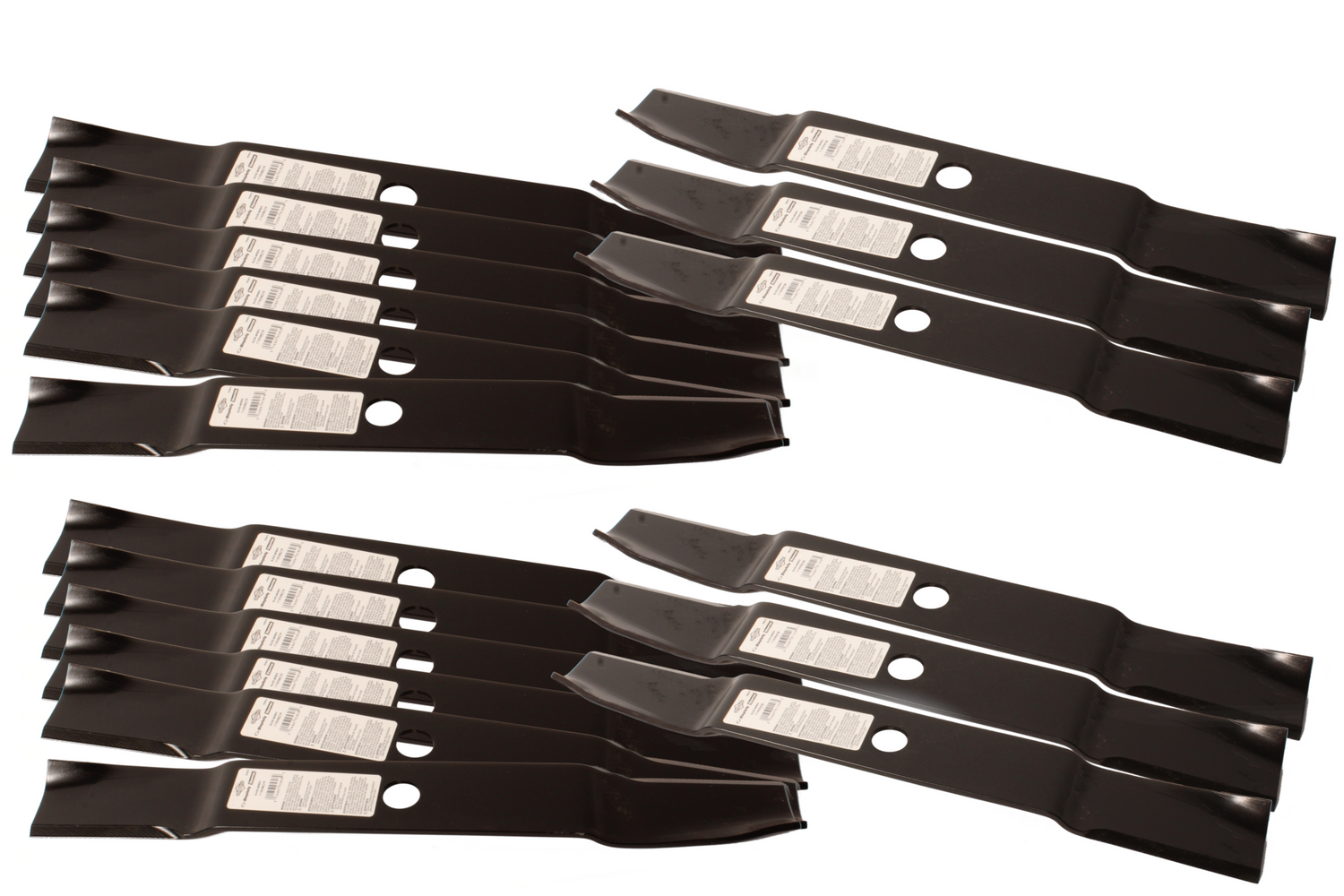 6 PK OEM Briggs & Stratton 1719598BZYP 1719599ASM Blade Set Fits Simplicity 60"
