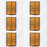 6 Pack Honda 17210-ZJ1-842 Air Filter GX610 GX620 GX670 GXV610 GXV620 GXV670 OEM
